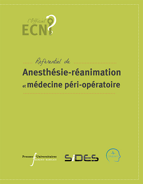 Référentiel d’anesthésie-réanimation et de médecine péri-opératoire