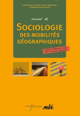 livre pufr presses universitaires francois rabelais manuel de sociologie des mobilites geographiques