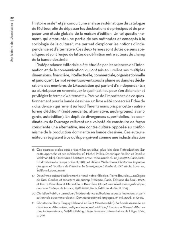 Benjamin Caraco, Une histoire de l'association, PUFR, 2024, p8