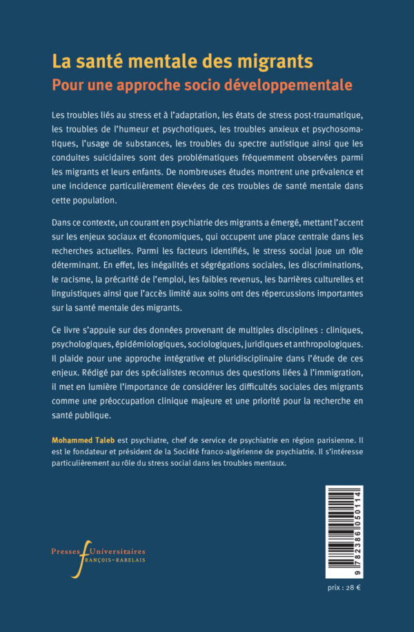 HC-La santé mentale des migrants 4e, PUFR, 2025