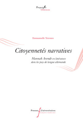 PL- TERRONES, Citoyennetés narratives, PUFR, 2025
