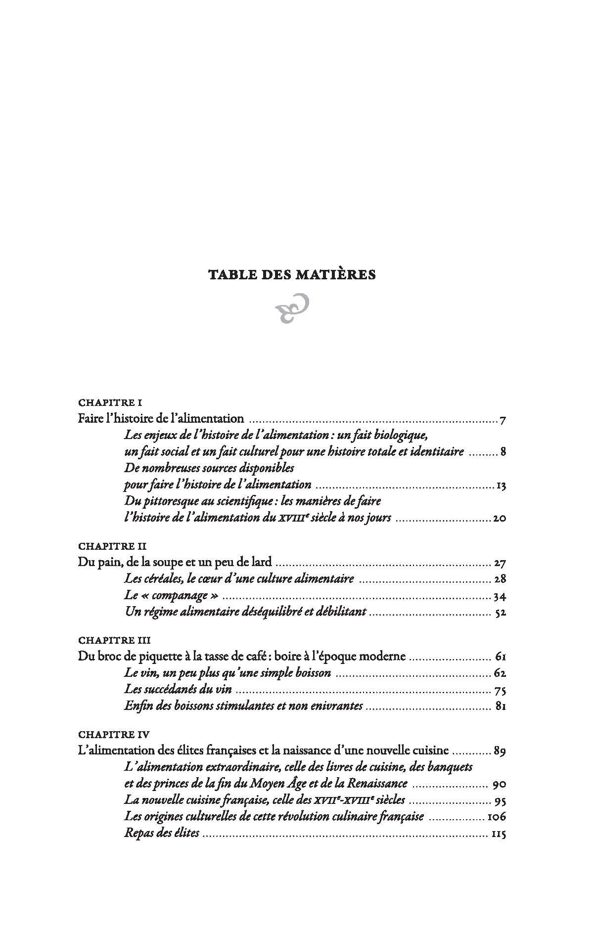 TDH-Quellier_Table des francais, PUFR, 2025_Sommaire1 TDH-Quellier_Table des francais, PUFR, 2025_Sommaire1